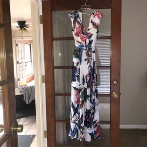 Alberto Makali L floral dress